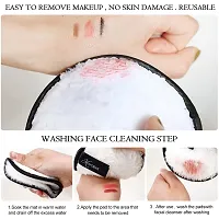 Reusable Makeup Remover Cleansing Pads | Easily Removes Stubborn Face  Eye Makeup | Multifunctional, Safe for Oily, Dry or Sensitive skin | Pack of 2-thumb3