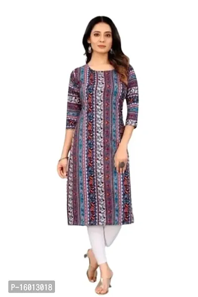 Classic Crepe Printed Kurtis for Women-thumb0