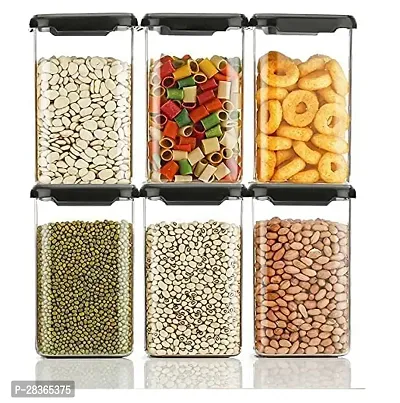 Useful Plastic Food Storage Container Pack Of 6-thumb0