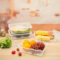 Useful Plastic Food Storage Container Pack Of 3-thumb1