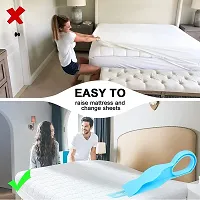 Angelware Blue  Mattress Lifter  For Bed Making And Lifting Suitable For Home, Lodge, Hotel (1 Piece ).-thumb2