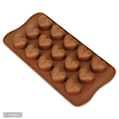 Angelware silicone Heart shapes  Chocolate Mould  (Pack of 1)-thumb0