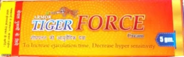 Tiger Force Cream for men health  premature ejaculation ,  stamina , power , timing  organic ayurvedic and no side effects 5gm cream