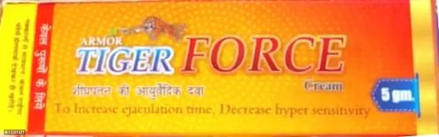 Tiger Force Cream for men health  premature ejaculation ,  stamina , power , timing  organic ayurvedic and no side effects 5gm cream-thumb0