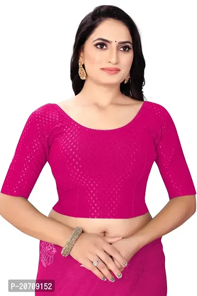 Stylish Women Soft Cotton Stitched Ethnic Blouse-thumb0