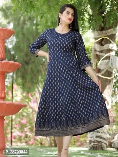 Stylish Rayon Kurta For Women-thumb0