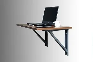 Heavy Duty Foldable Table Multipurpose Utility Engineered Wood Study Table (15x30 Inch Wall Mount Table)-thumb2