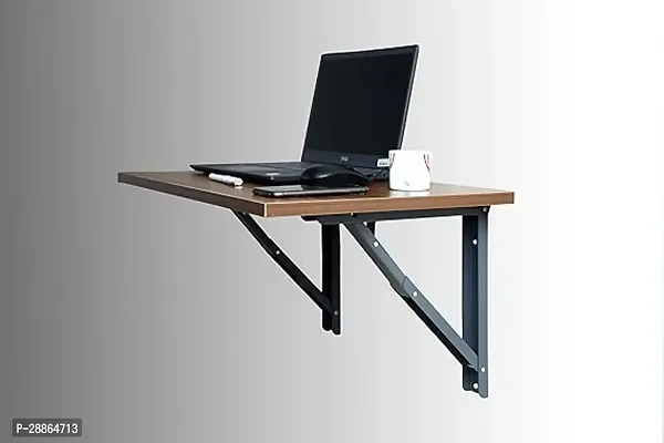 Heavy Duty Foldable Table Multipurpose Utility Engineered Wood Study Table (15x30 Inch Wall Mount Table)-thumb3