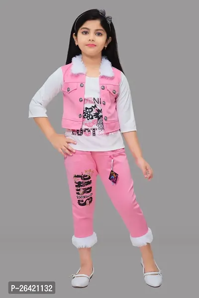 Buy Cutiepie Funky Cotton Printed Top and Bottom with Jacket Sets