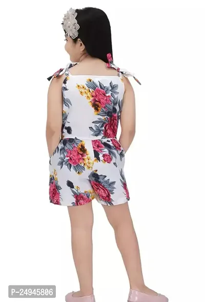 Elegant Cotton Printed Jumpsuits For Girls-thumb2