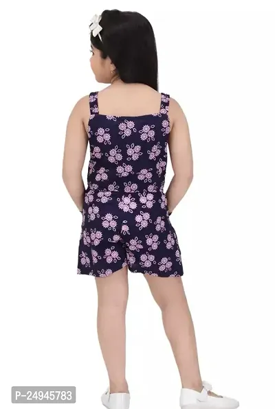 Elegant Cotton Printed Jumpsuits For Girls-thumb2