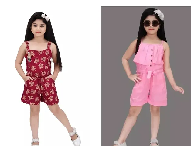 Elegant Jumpsuits For Girls- Pack Of 2