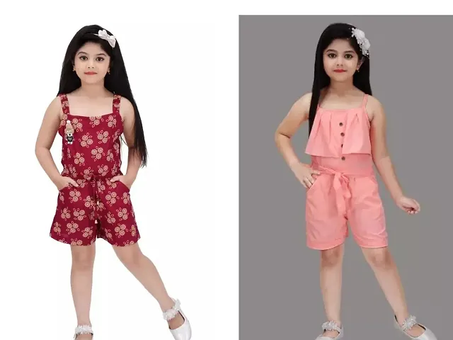 Elegant Jumpsuits For Girls- Pack Of 2