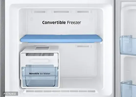 Samsung 253L 3 Star Inverter Frost Free Double Door Refrigerator (RT28T3743S8/HL, Elegant Inox, Convertible)-thumb4