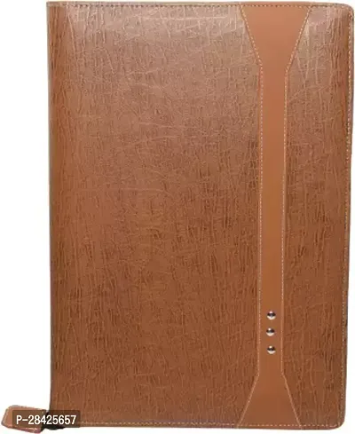 Brown Leatherette Material Professional File Folder-thumb0