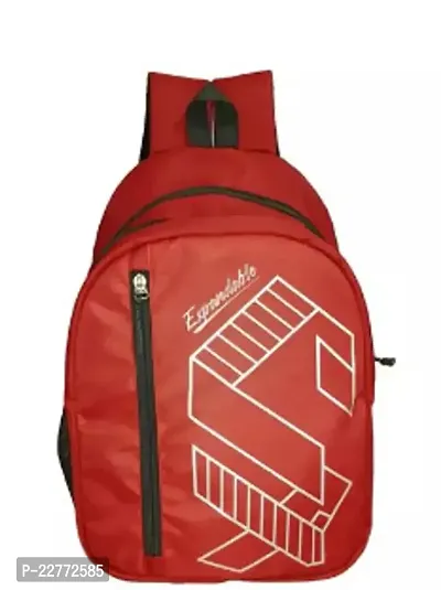 Designer Red Waterproof Backpacks For Women And Men-thumb0