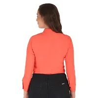 Trendy Formal Women and Girls Shirts dark orange Full sleeve-thumb2