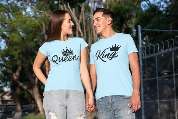 Couple Tshirt king Queen