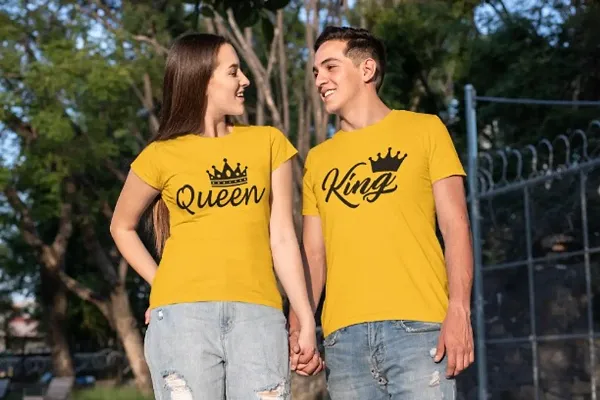 Couple Tshirt king Queen