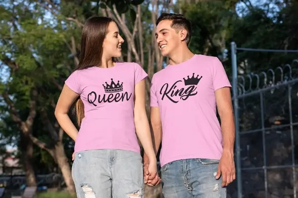 Couple Tshirt king Queen