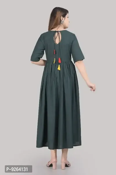 Women Rayon Semi Stitched kurta-thumb3