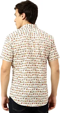 Stylish Cotton Regular Fit Short Sleeves Shirt For Men-thumb1