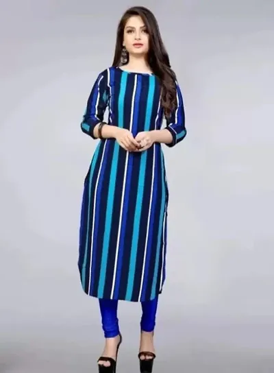 Fancy Crepe Printed kurti