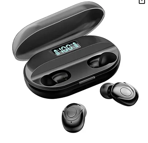 RKREO Earbuds with Bluetooth V 5.0, High Bass for Music Lovers with HD Stereo Sound, 15hrs Hours Battery Backup Ut36