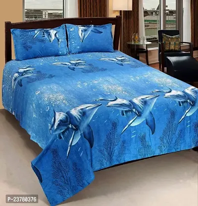 Comfortable Imported Printed Bedsheet With 2 Pillow Covers