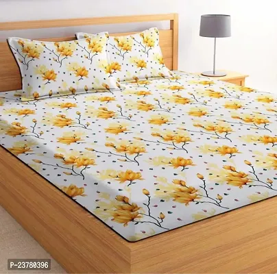 Comfortable Imported Printed Bedsheet With 2 Pillow Covers