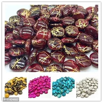 DIY Crafts Wholesale New 50/100pcs/lot 12mm Acrylic Beads Spacer Loose Beads for Jewelry Making DIY Bracelet Earring (Pack of 50 Pcs, Color: 03)-thumb2
