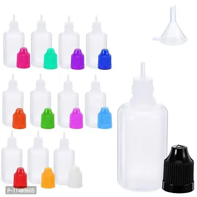 DIY Crafts PE Unicorn Pen Plastic Bottle with Child Resistant Tamper Evident Cap (25 Pack) Red (30ml, Red)