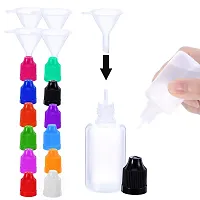 DIY Crafts PE Unicorn Pen Plastic Bottle with Child Resistant Tamper Evident Cap (25 Pack) Black (15ml, Black)-thumb3