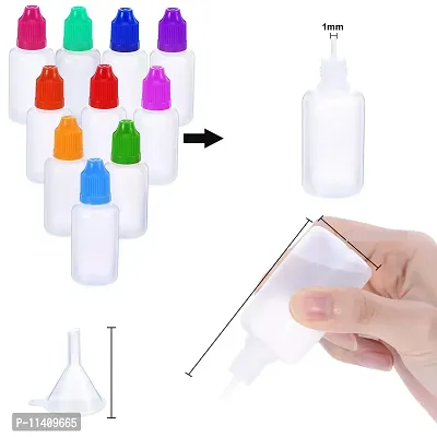 DIY Crafts PE Unicorn Pen Plastic Bottle with Child Resistant Tamper Evident Cap (25 Pack) Red (30ml, Red)-thumb5