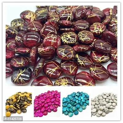 DIY Crafts Wholesale New 50/100pcs/lot 12mm Acrylic Beads Spacer Loose Beads for Jewelry Making DIY Bracelet Earring (Pack of 100 Pcs, Color : 06)