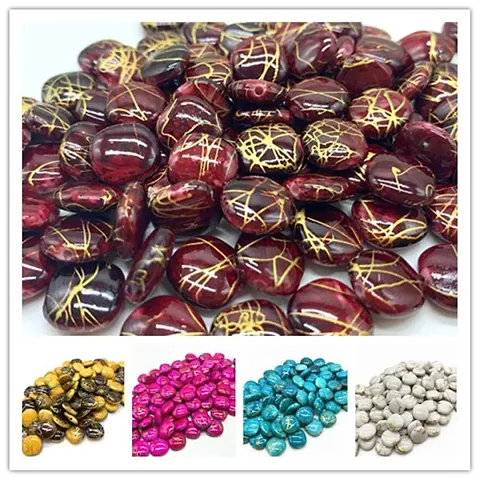 DIY Crafts Wholesale New 50/100pcs/lot 12mm Acrylic Beads Spacer Loose Beads for Jewelry Making DIY Bracelet Earring (Pack of 50 Pcs, Color: 03)