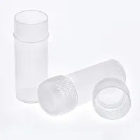 DIY Crafts 5 ml Plastic Sample Bottles Plastic Sample Small Bottle Vial Storage Vial Storage Container Test Tube for Lab + Mini Funnel (720 Botles + Funnel, Clear/Transparent)-thumb4