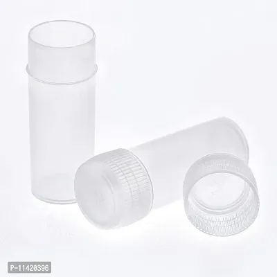 DIY Crafts 5 ml Plastic Sample Bottles Plastic Sample Small Bottle Vial Storage Vial Storage Container Test Tube for Lab + Mini Funnel (720 Botles + Funnel, Clear/Transparent)-thumb5