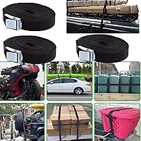 DIY Crafts Tie Down Strap Strong Ratchet Belt Luggage Bag Cargo Lashing with Metal Buckle Tape Rope Tied Pull Luggage Stainless Hook. (Design No # 6, Pack of 1 Pcs)-thumb2