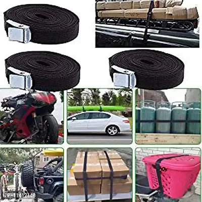 DIY Crafts Tie Down Strap Strong Ratchet Belt Luggage Bag Cargo Lashing with Metal Buckle Tape Rope Tied Pull Luggage Stainless Hook. (Design No # 6, Pack of 1 Pcs)-thumb3