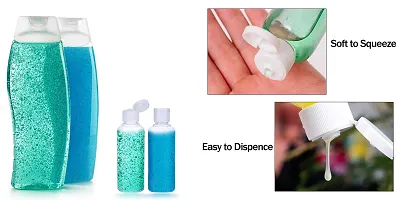 DIY Crafts Plastic Air Flight Travel Bottle Set with Small Funnel (50 ml, Pack of 6) (Design # No 1, Pack Of 6 Pcs)-thumb4