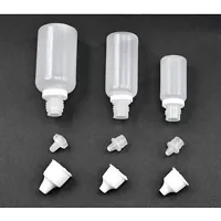 DIY Crafts White Plastic Empty Squeezable Dropper Bottles Eye Liquid Dropper with Caps (Pack Of 10 Pcs, Design No # 2)-thumb2