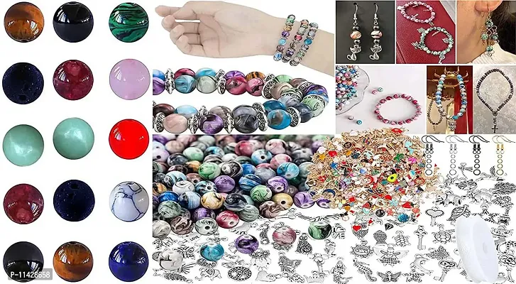 Buy DIY Crafts Crystal Beads for Jewelry Making, Natural Stone Beads for  Bracelets, Gemstone Beading Jewelry Necklace Making DIY Kit Online In India  At Discounted Prices