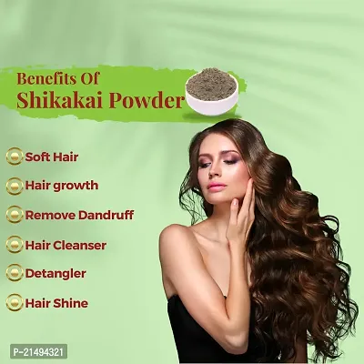 USHBI 100% Pure  Natural Methi Powder (100G) And 100% Pure  Natural Shikakai Powder (100G)-thumb4