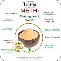 USHBI?Shikakai + Methi Powder | Combo of 2 |100g each | For Hair Care | damaged hair | moisturizing |hair nourishing|Hair shining | No chemial Only Pure  Natural | 200 Gram-thumb4