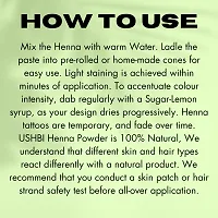 USHBI-Pure Henna Powder (from Rajasthan) 500g for hair and body parts-thumb3