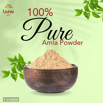 USHBI 100% Pure  Natural Methi Powder (100G) And ?Amla Powder | Natural  Pure | No artificial color/chemical/fragrance used (100G)-thumb3