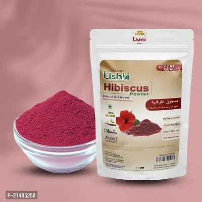 USHBI 100% Pure  Natural Jatamansi Root Powder (100G) And Hibiscus Powder For All Types of Hair Pack | Face Pack (100G)-thumb2