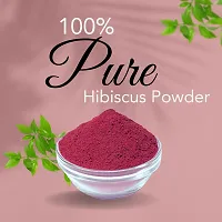 USHBI 100% Pure  Natural Jatamansi Root Powder (100G) And Hibiscus Powder For All Types of Hair Pack | Face Pack (100G)-thumb2