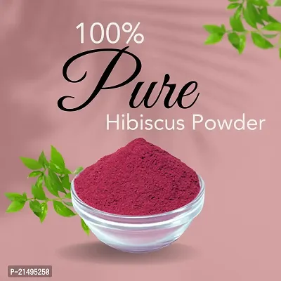 USHBI 100% Pure  Natural Jatamansi Root Powder (100G) And Hibiscus Powder For All Types of Hair Pack | Face Pack (100G)-thumb3